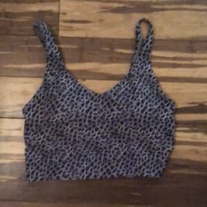 Offline by Aerie Leopard Print Crop Top